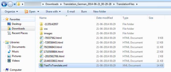 Downloaded language pack TranslationFiles lists TextToTranslate.xml