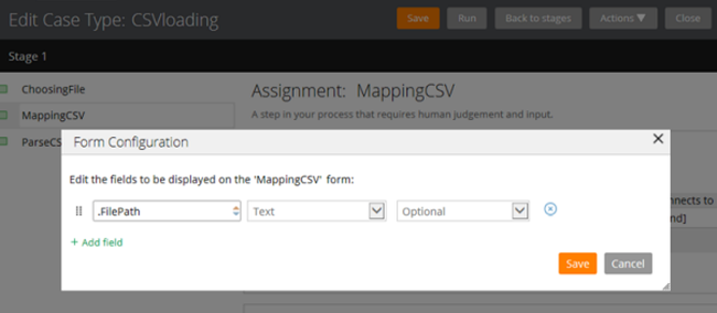 Specify .FilePath text field for MappingCSV form