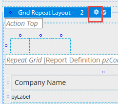  Gear icon on the Grid Repeat Layout header 