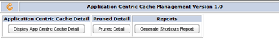 Application Centric Cache Management options before HFix-7038