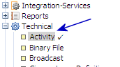 Activity category in Rules Explorer