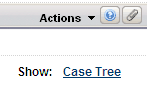 Case Tree link on Discovery Map view